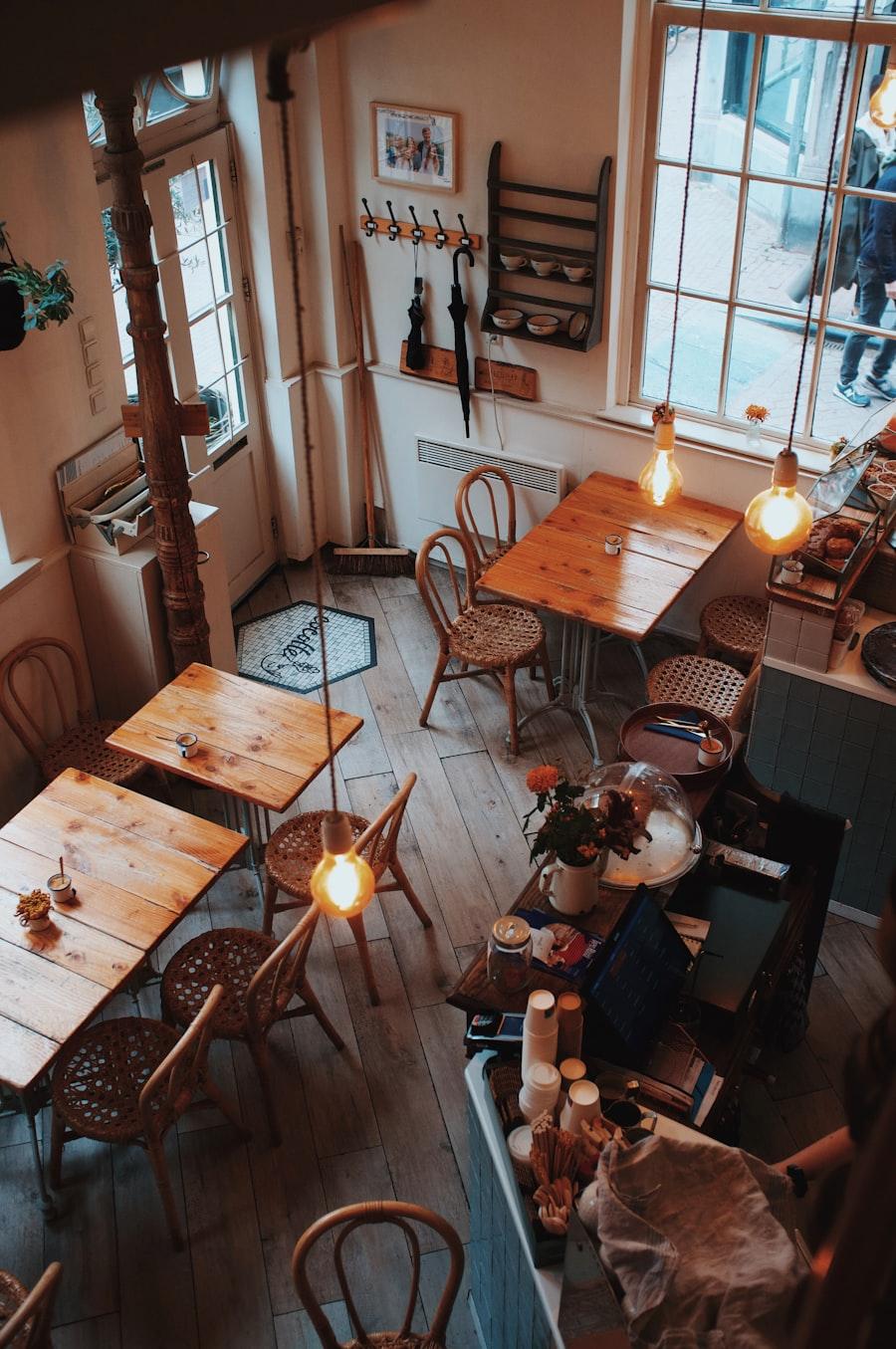 Cheesy Miles Café interior seating area